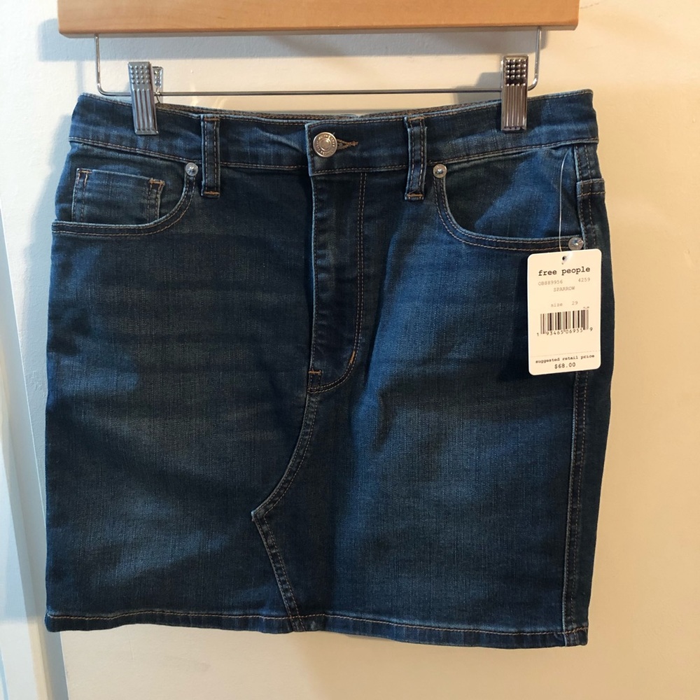 Free People Denim Jean Skirt - Picture 5 of 8